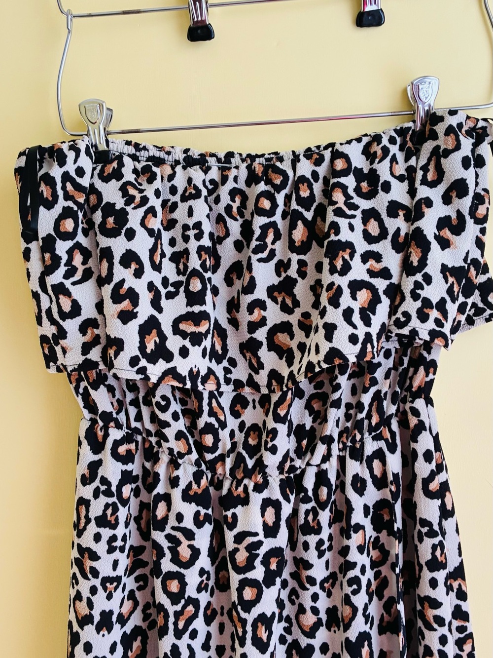 Kayla’s Armoire dresses Leopard Print - Black & Tan size L